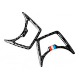 Maxbell Carbon Fiber Headlight Switch Speaker Trim Sticker for Ford Mustang 15 16 17