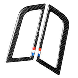 Maxbell Carbon Fiber Air Outlet Vent Trim Sticker for Ford Mustang 2015 2016 2017