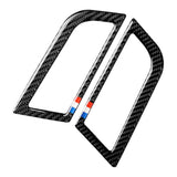 Maxbell Carbon Fiber Air Outlet Vent Trim Sticker for Ford Mustang 2015 2016 2017