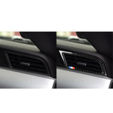 Maxbell Carbon Fiber Air Outlet Vent Trim Sticker for Ford Mustang 2015 2016 2017