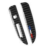 Maxbell Carbon Fiber Gearshift Strip Frame Trim Stickers for Ford Mustang 2015-2017