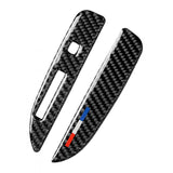 Maxbell Carbon Fiber Gearshift Strip Frame Trim Stickers for Ford Mustang 2015-2017
