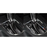 Maxbell Carbon Fiber Gearshift Strip Frame Trim Stickers for Ford Mustang 2015-2017
