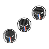 Maxbell Carbon Fiber Car Central Air Outlet Trim Sticker for Ford Mustang 15 16 17