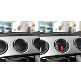 Maxbell Carbon Fiber Car Central Air Outlet Trim Sticker for Ford Mustang 15 16 17