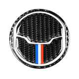 Maxbell Carbon Fiber Car Central Air Outlet Trim Sticker for Ford Mustang 15 16 17