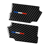 Maxbell Carbon Fiber Car Handle Door Bowl Inner Trim Sticker for Ford Mustang 15-17
