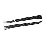 Maxbell Carbon Fiber Car Rearview Mirror Trim Sticker for Ford Mustang 2015 2016 17
