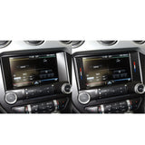 Maxbell Carbon Fiber Car Console Inner Cover Trim Sticker for Ford Mustang 15 16 17