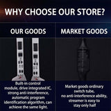 Maxbell 2x Flexible Tube LED Strips Daytime Turn Signal Lights 30cm Deep Blue+Yellow