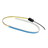 Maxbell 2xFlexible Tube LED Strips Daytime Turn Signal Lights 60cm Pink+Yellow