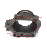 Max Maxb T25 T28 GT25 Turbocharge Downpipe to 2.5"  Flange Exhaust Manifold Adapter