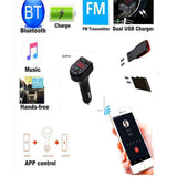 Max Maxb NEW Bluetooth Car Wireless FM Transmitter Dual USB Charger Audio MP3 Player