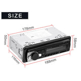Max Maxb 12V Bluetooth Vintage Car Radio MP3 Player Stereo USB AUX Classic