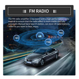 Max Maxb Car Radio MP3 Player Bluetooth,Digital Media Receiver -508BT