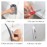 Maxbell Car Door Protector Anti-collision Side Door Protection Sticker Gray
