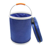 Maxbell 13L Canvas Portable Folding Bucket for Wash Car Fishing Equipment  Blue