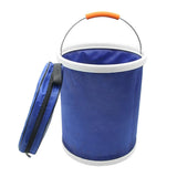 Maxbell 13L Canvas Portable Folding Bucket for Wash Car Fishing Equipment  Blue