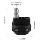 Maxbell PRESSURE WASHER NOZZLE 1/4" push fit quick connector 4 in 1 multi spray head