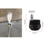 Maxbell PRESSURE WASHER NOZZLE 1/4" push fit quick connector 4 in 1 multi spray head