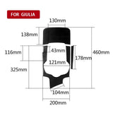 Maxbell ABS Plastic Interior Decoration Trim Decal For Alfa Romeo Giulia Stelvio Car