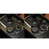 Maxbell Console Gear Shift Panel Cover Sticker For Alfa Romeo Giulia Stelvio Car