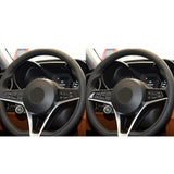 Maxbell Carbon Fiber Steering Wheel Cover Case Trim Sticker for Alfa Romeo Giulia