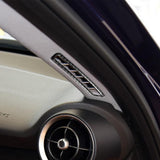 Maxbell Carbon Fiber Auto Air Outlet Cover Case Trim Sticker for Alfa Romeo Giulia