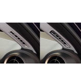 Maxbell Carbon Fiber Auto Air Outlet Cover Case Trim Sticker for Alfa Romeo Giulia
