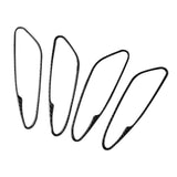 Maxbell Carbon Fiber Car Inner Door Handle Cover Trim Sticker for Alfa Romeo Giulia