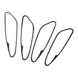 Maxbell Carbon Fiber Car Inner Door Handle Cover Trim Sticker for Alfa Romeo Giulia