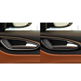 Maxbell Carbon Fiber Car Inner Door Handle Cover Trim Sticker for Alfa Romeo Giulia