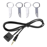 Maxbell Car Auto AUX to 3.5mm Jack Audio Cable Adapter For FORD FOCUS Mondeo 6000