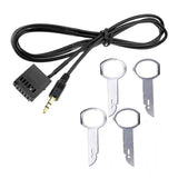 Maxbell Car Auto AUX to 3.5mm Jack Audio Cable Adapter For FORD FOCUS Mondeo 6000