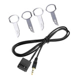Maxbell Car Auto AUX to 3.5mm Jack Audio Cable Adapter For FORD FOCUS Mondeo 6000