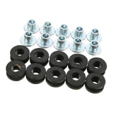 Maxbell 10x Motorcycle Rubber Grommets Bolt Pressure Relief Cushion Kit For Fairings