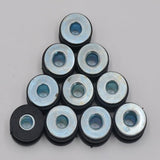 Maxbell 10x Motorcycle Rubber Grommets Bolt Pressure Relief Cushion Kit For Fairings
