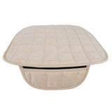 Maxbell 1x Car Seat Winter Anti Slip Cushion Soft Breathable Seat Cover Supplies Beige