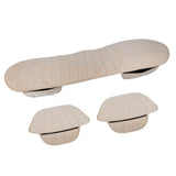 Maxbell 1x Car Seat Winter Anti Slip Cushion Soft Breathable Seat Cover Supplies Beige