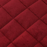 Maxbell 1x Car Seat Winter Anti Slip Cushion Soft Breathable Seat Cover Supplies Red