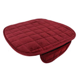 Maxbell 1x Car Seat Winter Anti Slip Cushion Soft Breathable Seat Cover Supplies Red