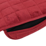 Maxbell 1x Car Seat Winter Anti Slip Cushion Soft Breathable Seat Cover Supplies Red