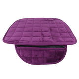 Maxbell 1x Car Seat Winter Anti Slip Cushion Soft Breathable Seat Cover Supplies Purple