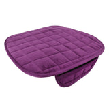 Maxbell 1x Car Seat Winter Anti Slip Cushion Soft Breathable Seat Cover Supplies Purple