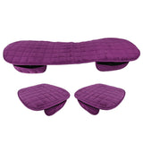 Maxbell 1x Car Seat Winter Anti Slip Cushion Soft Breathable Seat Cover Supplies Purple