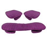 Maxbell 1x Car Seat Winter Anti Slip Cushion Soft Breathable Seat Cover Supplies Purple