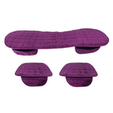 Maxbell 1x Car Seat Winter Anti Slip Cushion Soft Breathable Seat Cover Supplies Purple