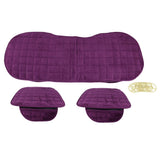 Maxbell 1x Car Seat Winter Anti Slip Cushion Soft Breathable Seat Cover Supplies Purple