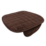 Maxbell 1x Car Seat Winter Anti Slip Cushion Soft Breathable Seat Cover Supplies Brown