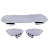 Maxbell 1x Car Seat Winter Anti Slip Cushion Soft Breathable Seat Cover Supplies Grey